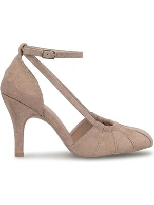 Beety 26BY69.6977 Kadın Klasik Topuklu Ayakkabı Vizon