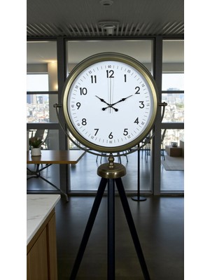 MidasTech Klasik Eskitme Tripod Ayaklı Saat