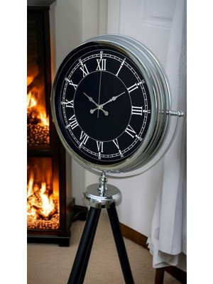 MidasTech Regal Krom Tripod Ayaklı Saat
