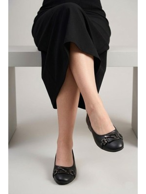 Papuçcity Fendi 03417 Kadın Günlük Tokalı Babet