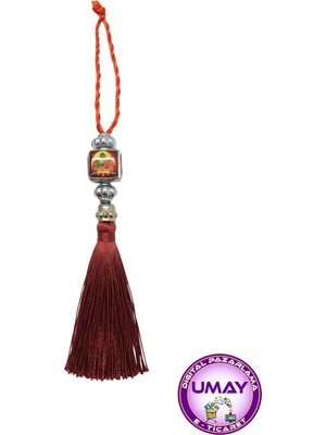 İbico Osmanlı Arma Süsü Püsküllü Oto Araç Dikiz Aynası Süsü Araç İçi Dekoratif Aksesuar