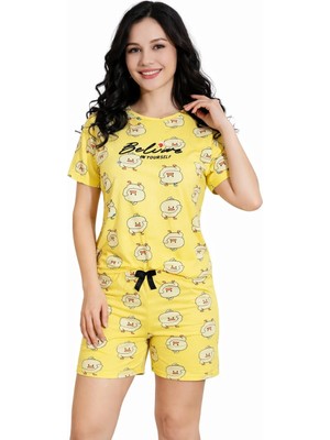Pemilo Kadın 01162 Milan Şortlu Pijama Takımı