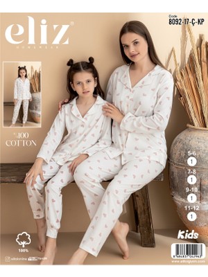 Eliz Anne Kız % 100 Cotton Uzun Kollu Pijama Takımı(Ayrı Ayrı Satılmaktadır.)