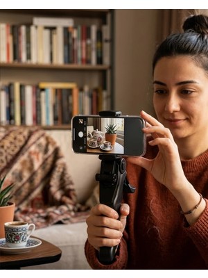 Zenvia Masaüstü Telefon Tripodu Katlanabilir Telefon Tutucu Video Çekim Standı Znv-Tcndym