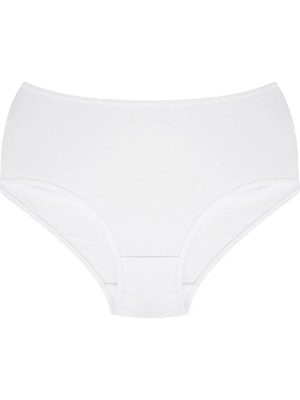 Çamaşır Kenti Kadın Büyük Beden Külot Beyaz 40264
