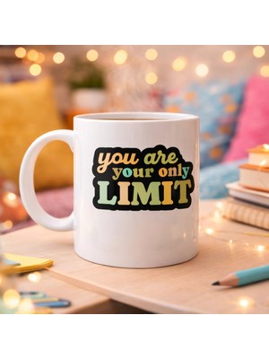 Nexgen You Are Your Only Limit Yazılı Porselen Kupa Model 142 – “tek Sınır Sensin” Motivasyon Kupası