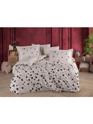 Dua Giyim Çift Kişilik Poplin Nev Venüs Siyah