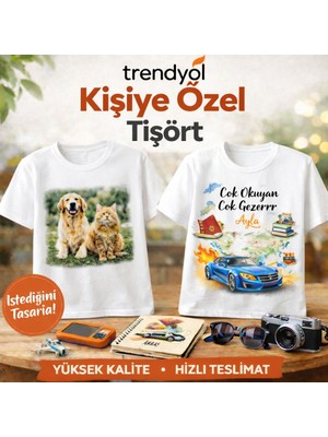 Kişiye Özel Baskılı Beyaz Tişört