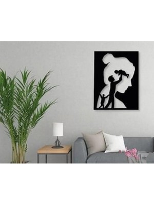 Diken Store Anlamlı Aile Ahşap Dekoratif Duvar Tablosu