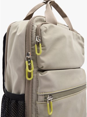 Parfois Teknik Kumaş Kabin Boy Sırt Çantası_ölçü(Cm): 25X40X15(UXYXG).