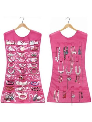 Nexgen Elbise Şeklinde Takı Organizeri - Pembe