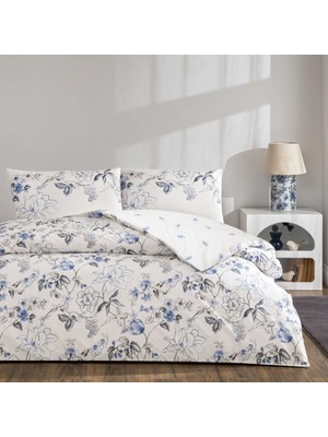 Dua Giyim Çift Kişilik Ranforce Nev Takımı Luna Mavi