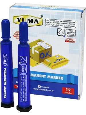 Nexgen Yuma YM-790M Mavi Koli Kalemi 12 Adet