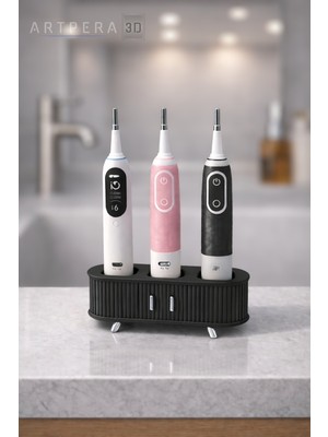 ArtPera 3D Şarjlı Diş Fırçaları Için 3’lü Stand | Mobilya Estetiğinden Ilham Alan Tasarım