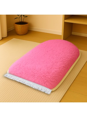 Carpetella 3 cm Ortopedik Süngerli Peluş Seccade Yumuşak Diz Ağrıtmaz Namazlık