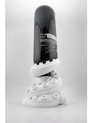 Özel Tasarım Ahtapot Kolları Şarap Şişesi Tutucu - Dekoratif Modern Şişe Standı ve Sunum Aksesuarı