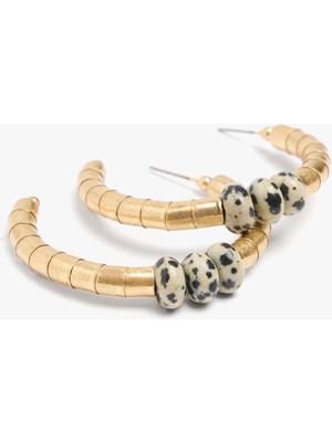 Parfois Taşlı Açık Halka Küpe