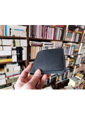 Mahfuz Gerçek Deri Tamamen El Emeği Cüzdan 22CM*8CM * 1 Kağıt Para Alanı 4 Kart Bölmesi NLU389