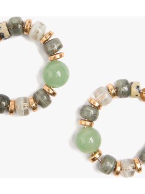 Parfois Taş Boncuklu Halka Küpe