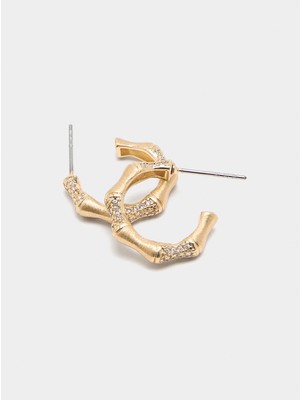 Parfois Zirkon Taşlı Açık Halka Küpe