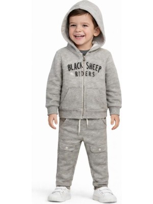 Bebepan Sheep Erkek Çocuk Hırkalı Eşofman Takım