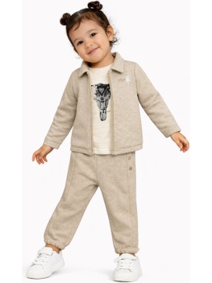 Bebepan Pinky Kız Çocuk Eşofman 3 Lü Takım