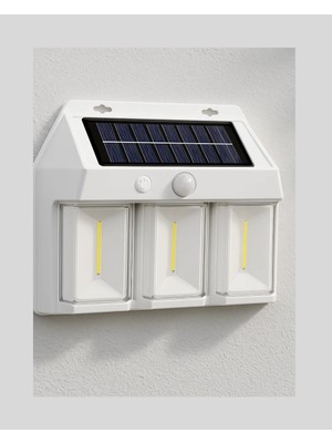Zemira Home 3 In 1 Solar Duvar Lambası – IP65 Su Geçirmez, Hareket Sensörlü