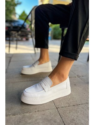 Marmara Qumasch CH421 - Cbt Bandera Erkek Ayakkabı Beyaz