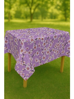Zemira Home Masa Örtüsü &amp; Piknik Örtsü -Raşel Kumaş 120 cm x 160 cm -Çiçek Desenli
