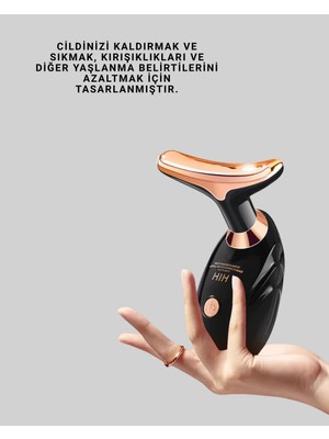 Zemira Home Çok Fonksiyonlu Yüz ve Göz Masaj Aleti – Genç ve Parlak Bir Cilt Için