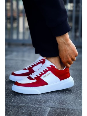 Marmara Qumasch CH087 - Cbt Kenton Erkek Ayakkabı Kırmızı / Beyaz