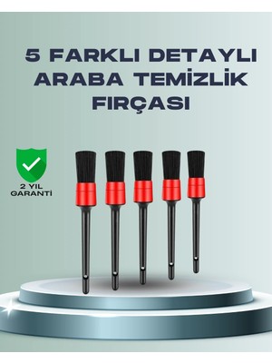Zemira Home Yumuşak Kıllı Araç Bakım Fırça Takımı