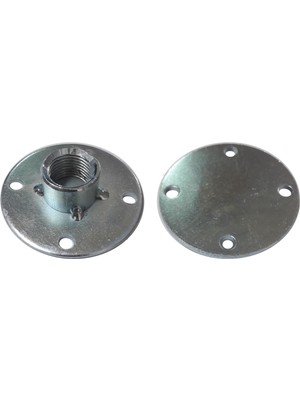 Marmara Qumasch 1/2 Galvanizli Boru Flanşı Duvara Montaj Için