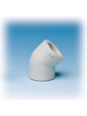 Marmara Qumasch Ege Yıldız Pprc 32 mm Dirsek 45º  Gri