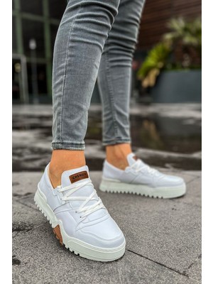 Marmara Qumasch CH067 - Gbt Warrem Erkek Ayakkabı Beyaz / Beyaz