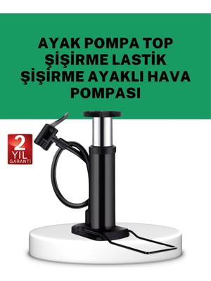 Zemira Home Çok Amaçlı Ayak Pompası Dayanıklı Pratik Hava Pompası
