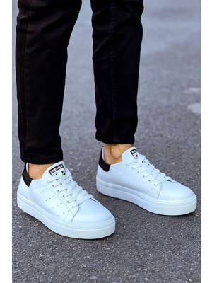 Marmara Qumasch CH983 - Cbt Tennis Erkek Ayakkabı Beyaz/sıyah