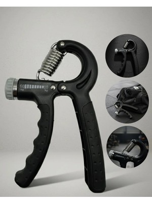 Zemira Home El Güçlendirme Aleti Sayaçlı Ayarlanabilir Direnç Paslanmaz Çelik