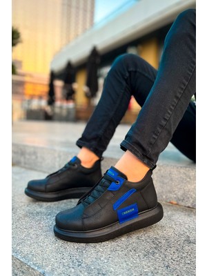 Marmara Qumasch CH131 - Gst Frogner Erkek Bot Sıyah/sax Mavı