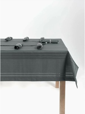 Çapa Home (26 Parça) Leke Tutmaz Spor Çizgili Sofra Takımı