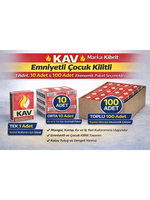 Marmara Qumasch Kav Marka Kibrit Emniyetli Çocuk Kilitli