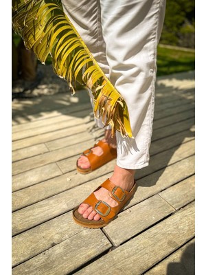 Marmara Qumasch TRL001 - Chekich Deri Terlik Taba