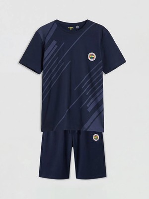 LC Waikiki Fenerbahçe Baskılı Erkek Şortlu Pijama Takımı  (#ref!)