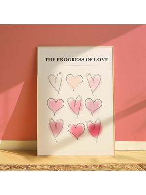 DES VU PRINT The Progress Of Love Posteri,coquette Pinterest Temalı Çerçevesiz Poster