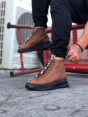 Taba Kömür Erkek Yarım Bilek Bot