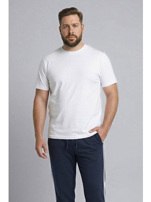 DeFacto %100 Pamuk Büyük Beden TIŞÖRT H1533AX26SP