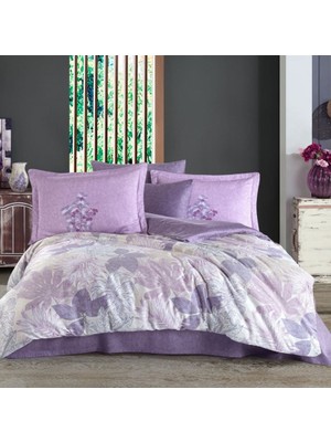 Dua Giyim Çift Kişilik Saten Nev Juilet Lila