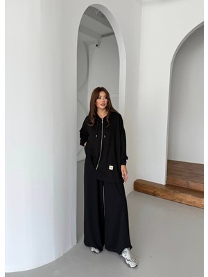 Fonna Fashion Bayan Takım ESF-1034-SİYAH