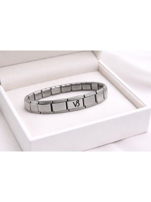 Zemira Home Çelik Nomination Bileklik Oğlak Burcu | Paslanmaz Çelik Burç Bilekliği | Şık ve Dayanıklı Takı