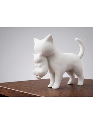 Karerca Dekoratif Kedi Figürü Biblo Kedi Figür